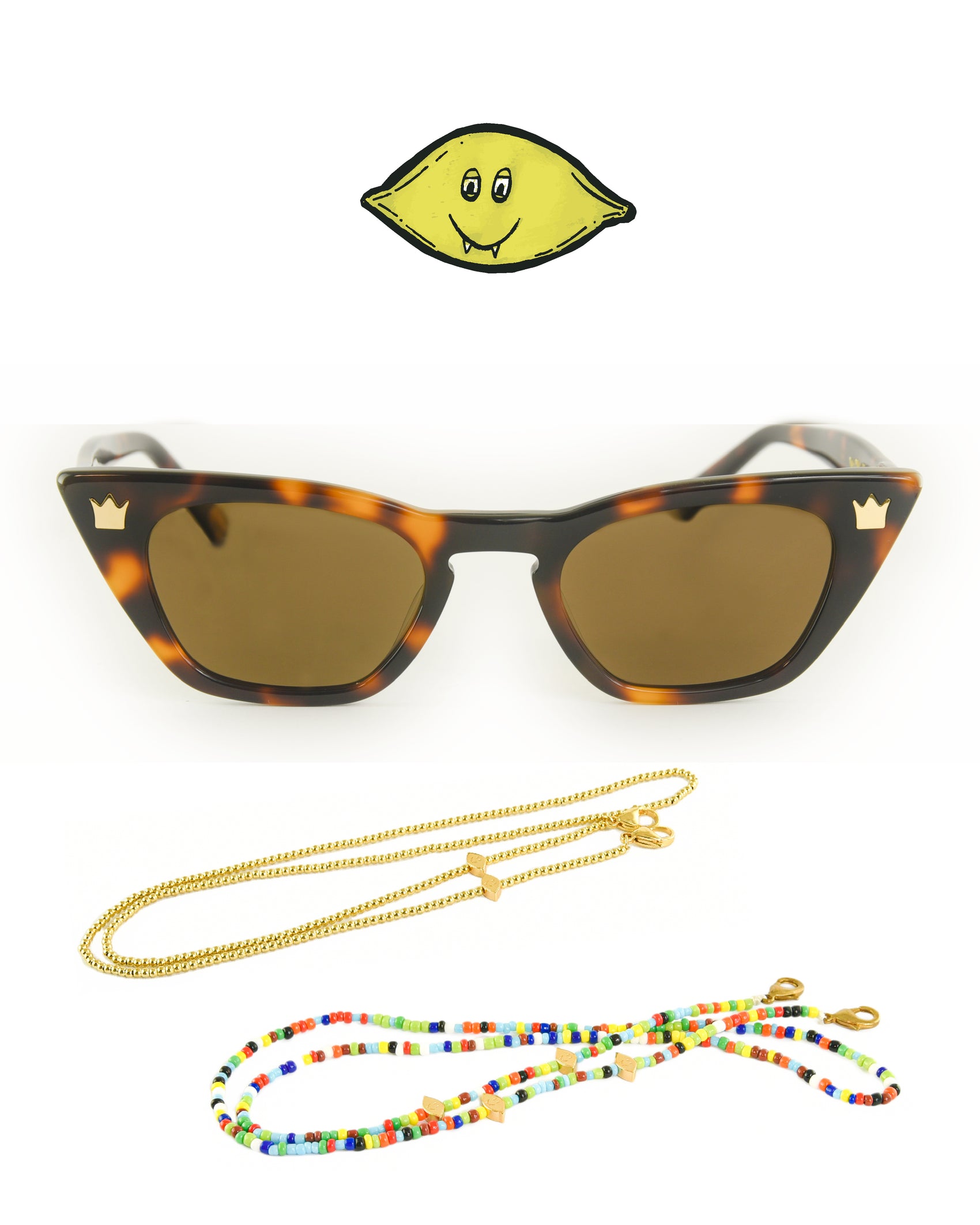 DOPE LEMON // Rose Pink Cadillac Sunglasses // Tort