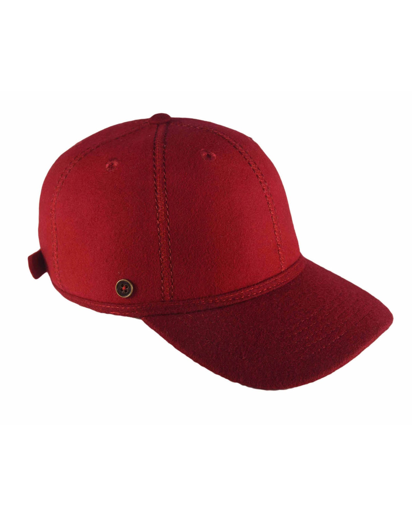 The Catch 6 panel Cap - DARK RED