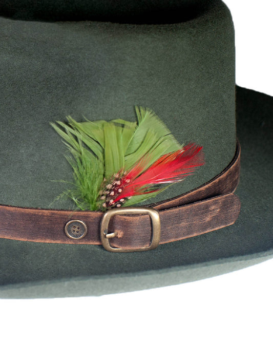 The Bromley Felt Hat - Forest Green