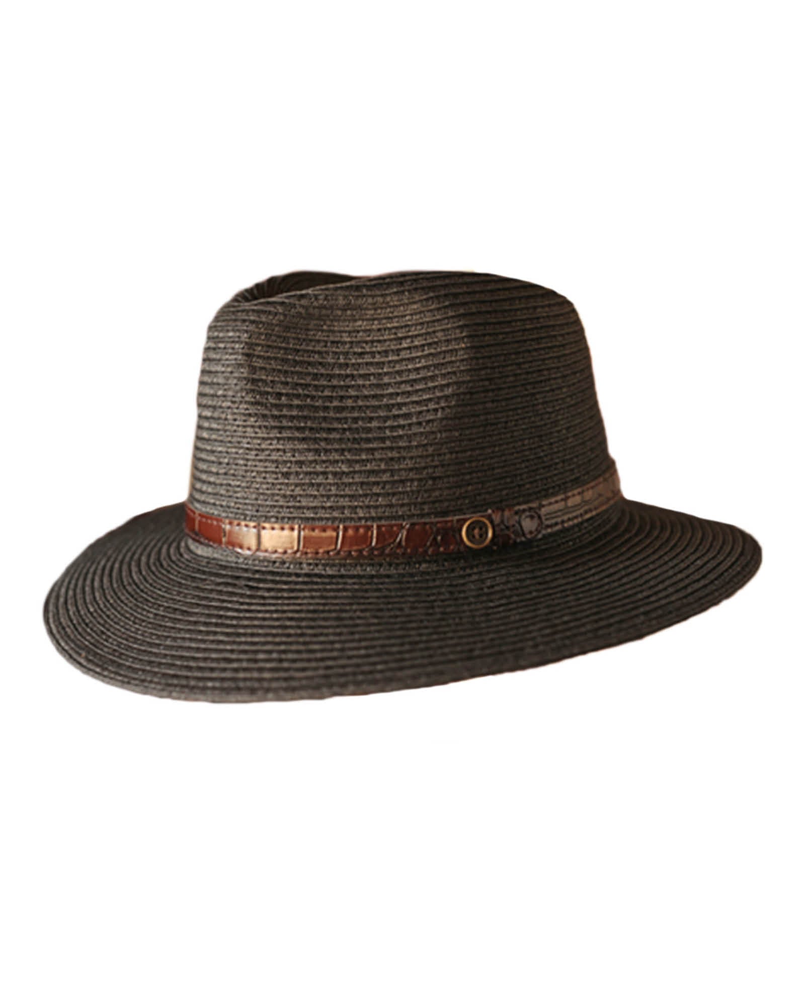 The Dingo Straw Hat - KIDS -  BLACK