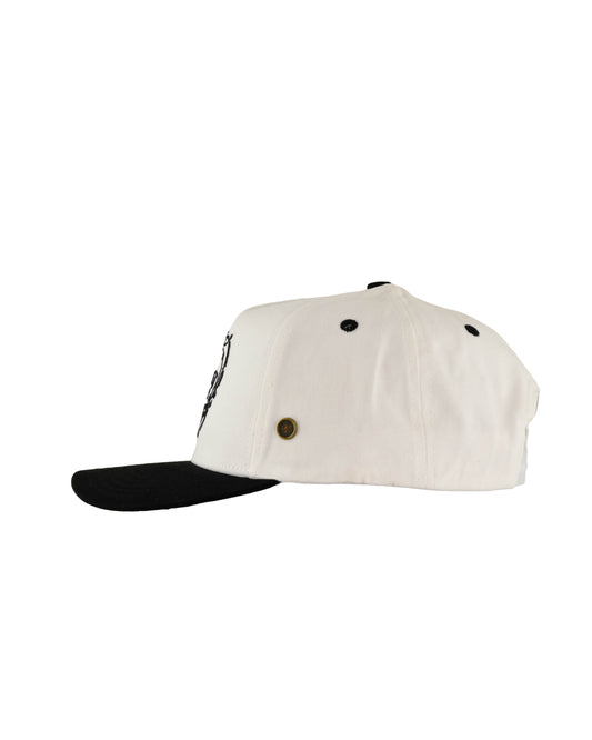 FBS Logo Cap - Ford 5 Panel - White