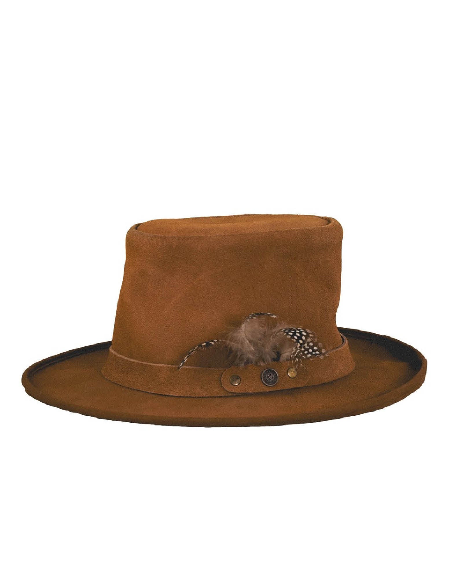 The Lennon Leather Hat