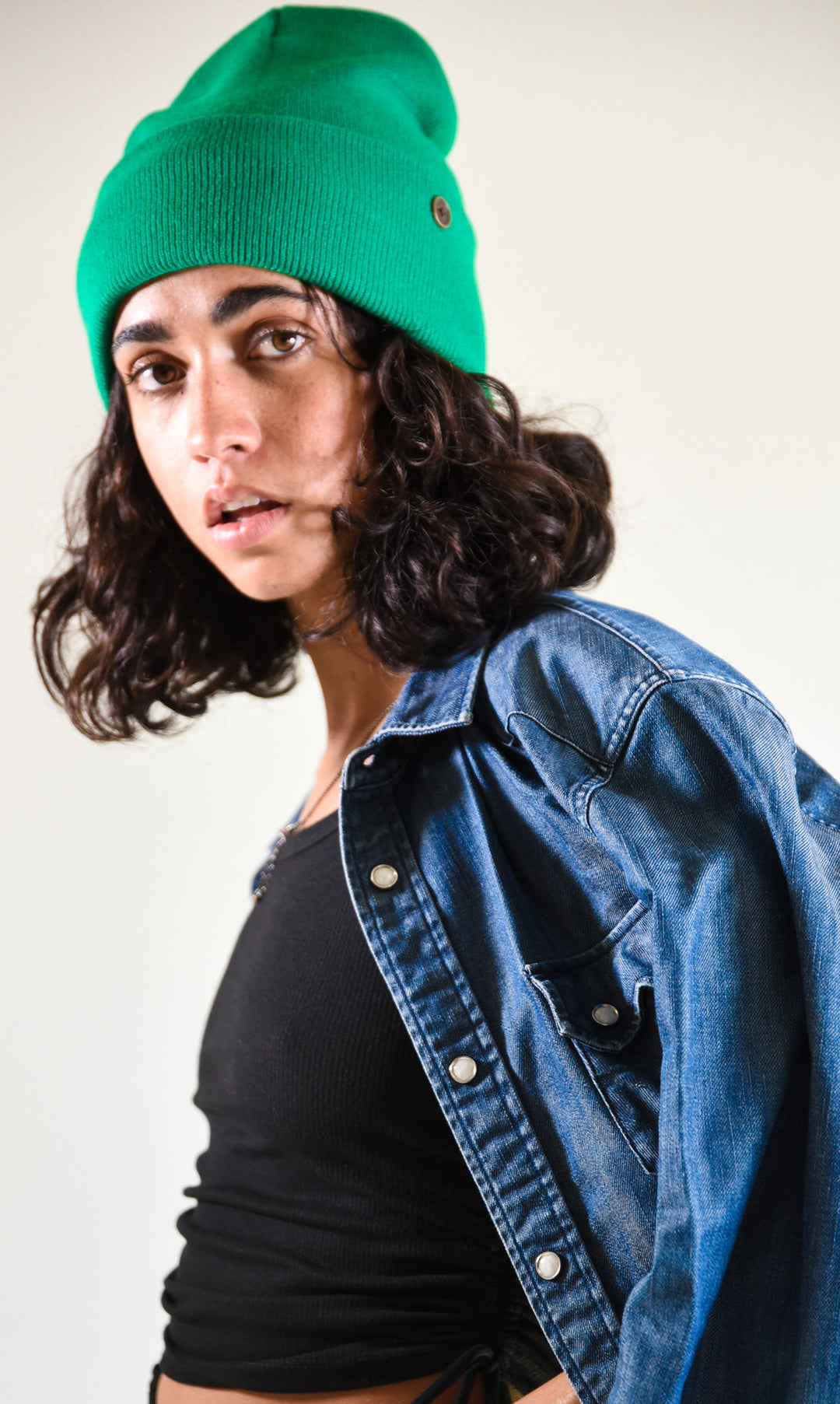 The Lucks  Beanie - Green