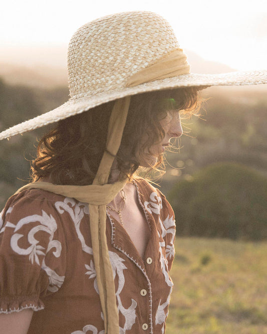 The Meadow Straw Hat - Mustard