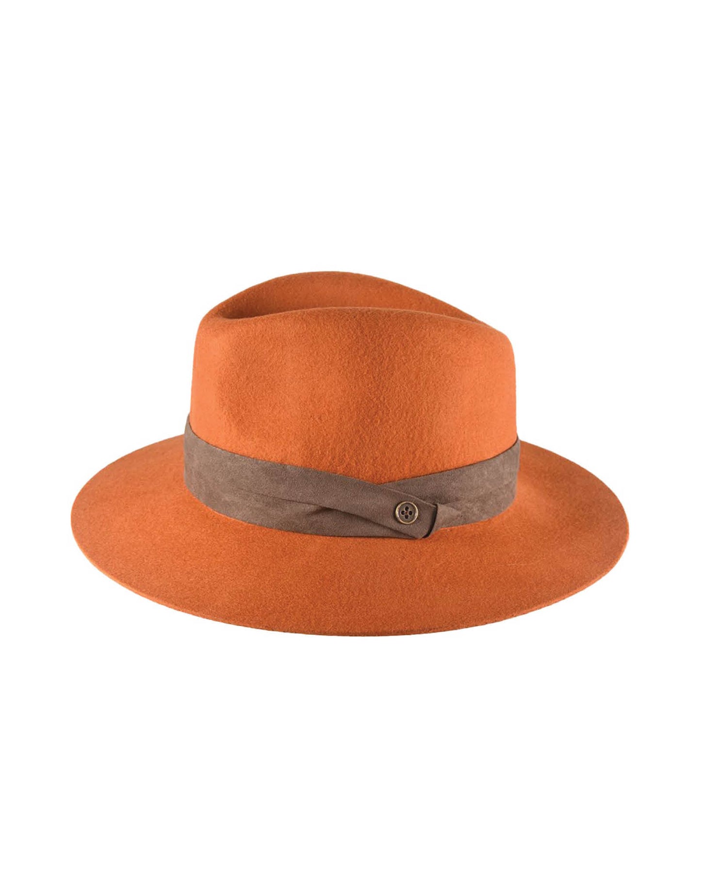 The Moment Wide Felt Hat - Rusty Orange