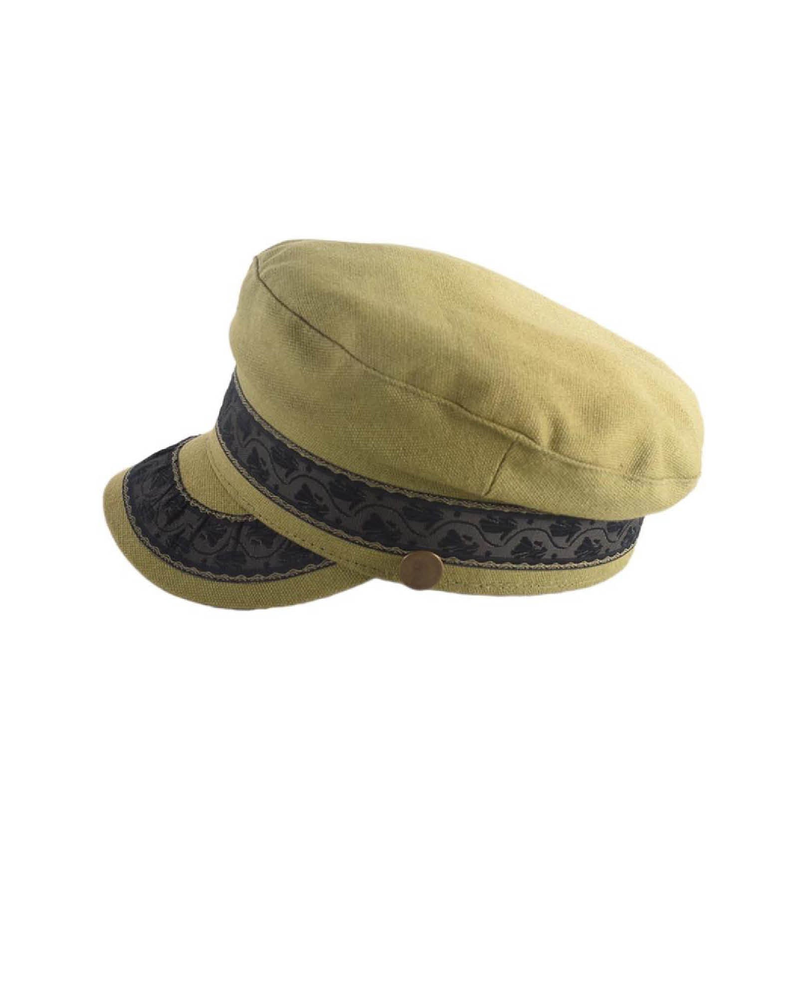 The Naomi Cap - Green Canvas