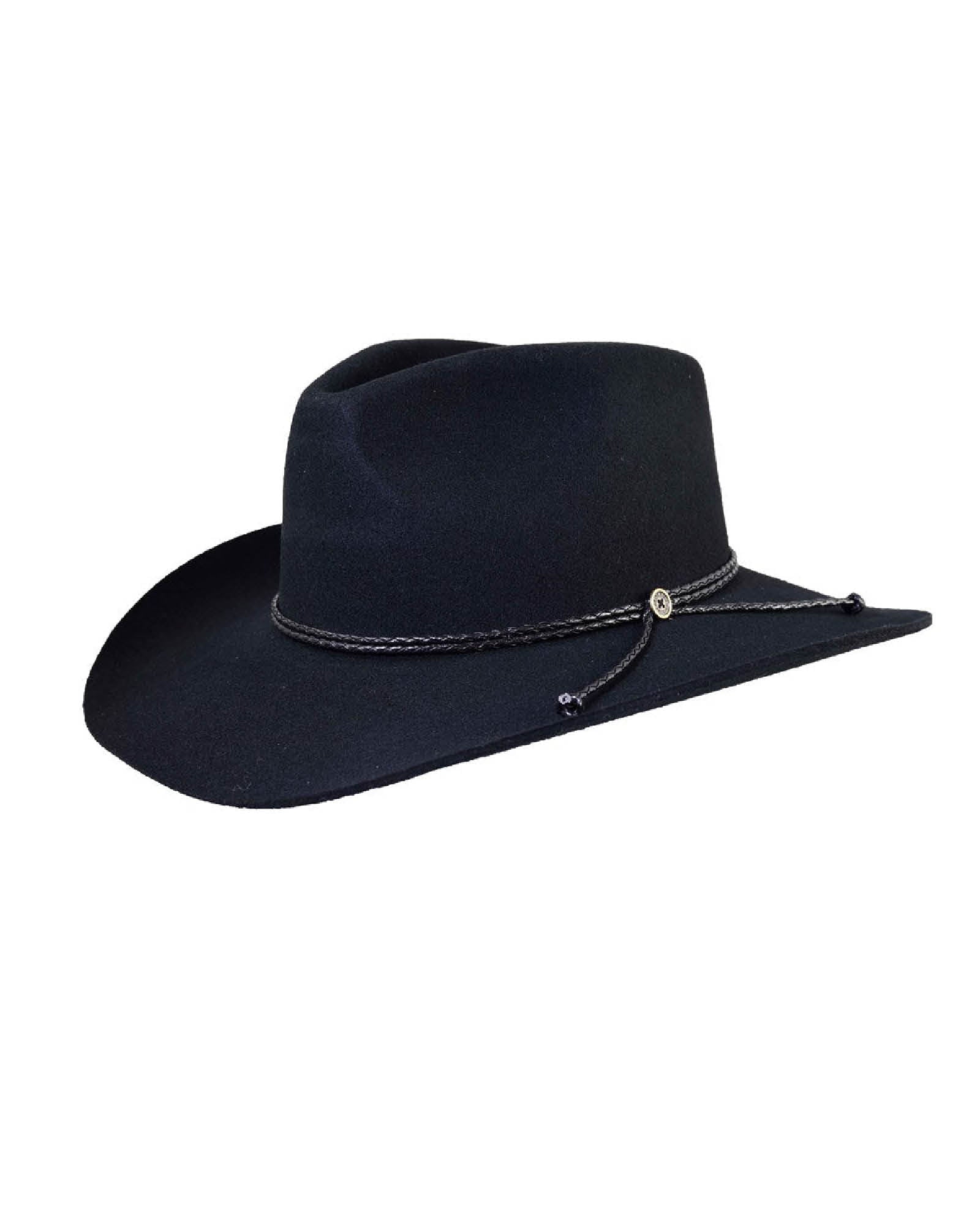 The Ranch Felt Hat - Black