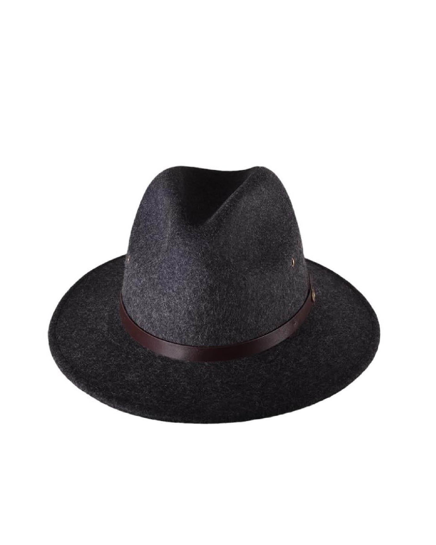 Le Chapeau en Feutre Ratatat Écrasable - Noir Mottle