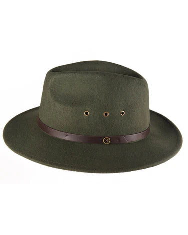 The Ratatat Felt Hat - KIDS - Forest Green