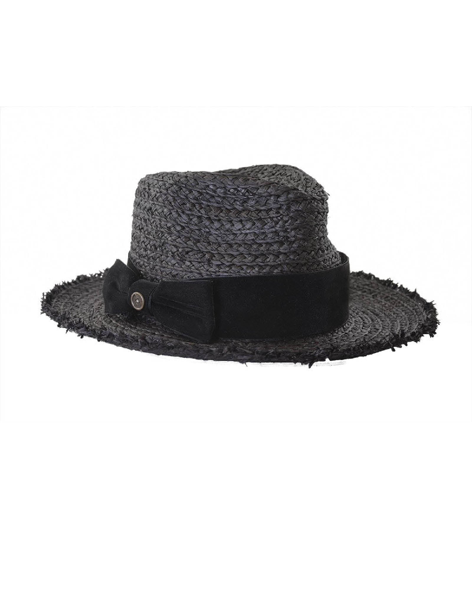 The River Straw Hat -  Black