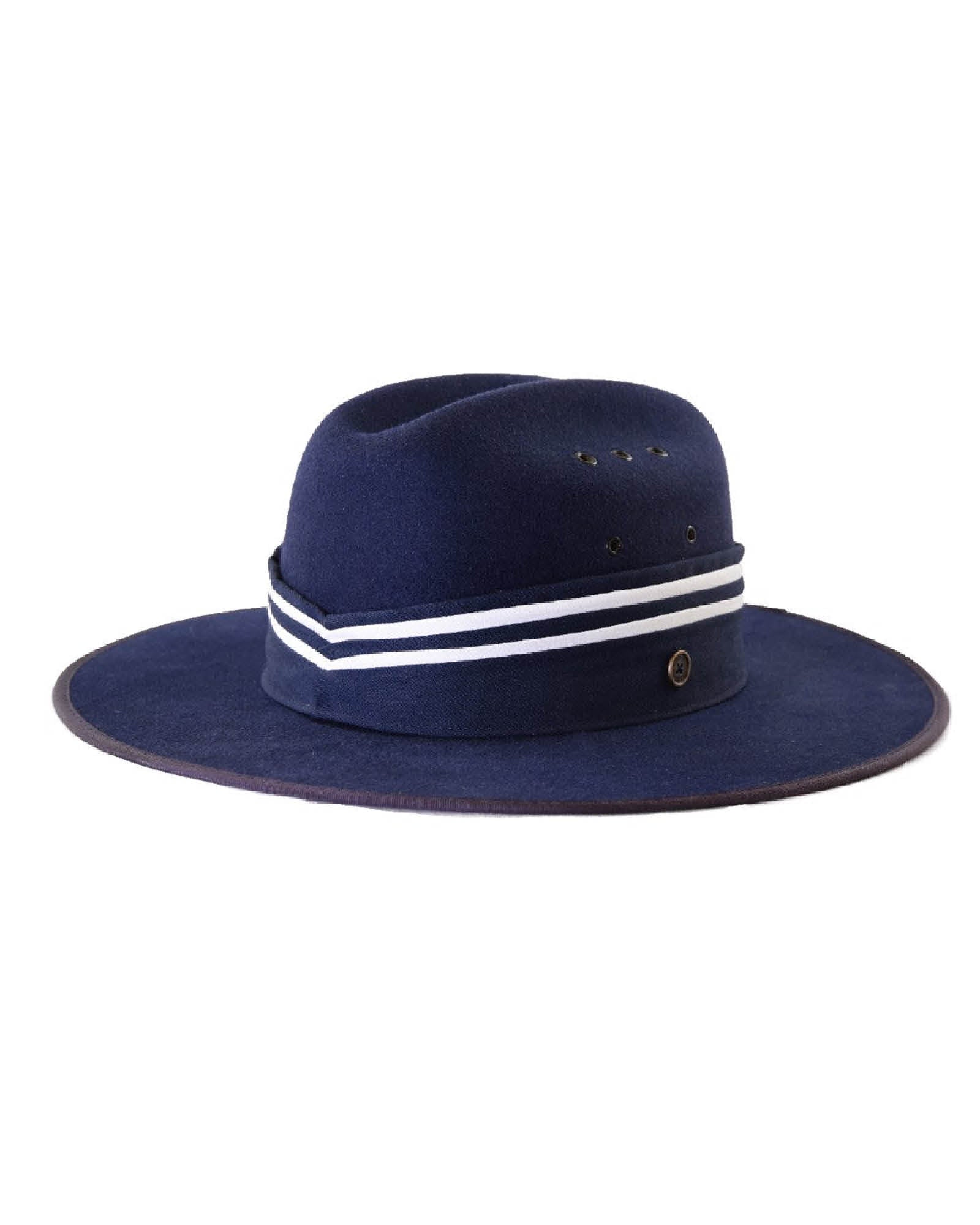 The Starlette Felt Hat - Navy