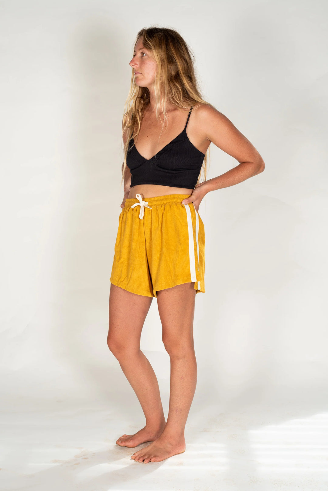 Terry Towelling Shorts in Mango