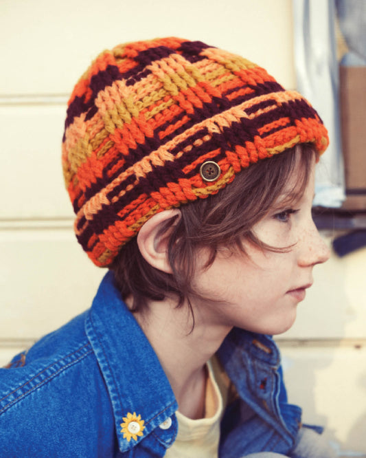 The Transcend Beanie - KIDS - Autumn Stripes