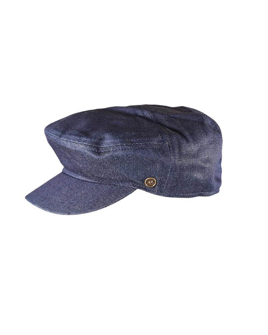 The Twist Paperboy Cap - Blue Jean