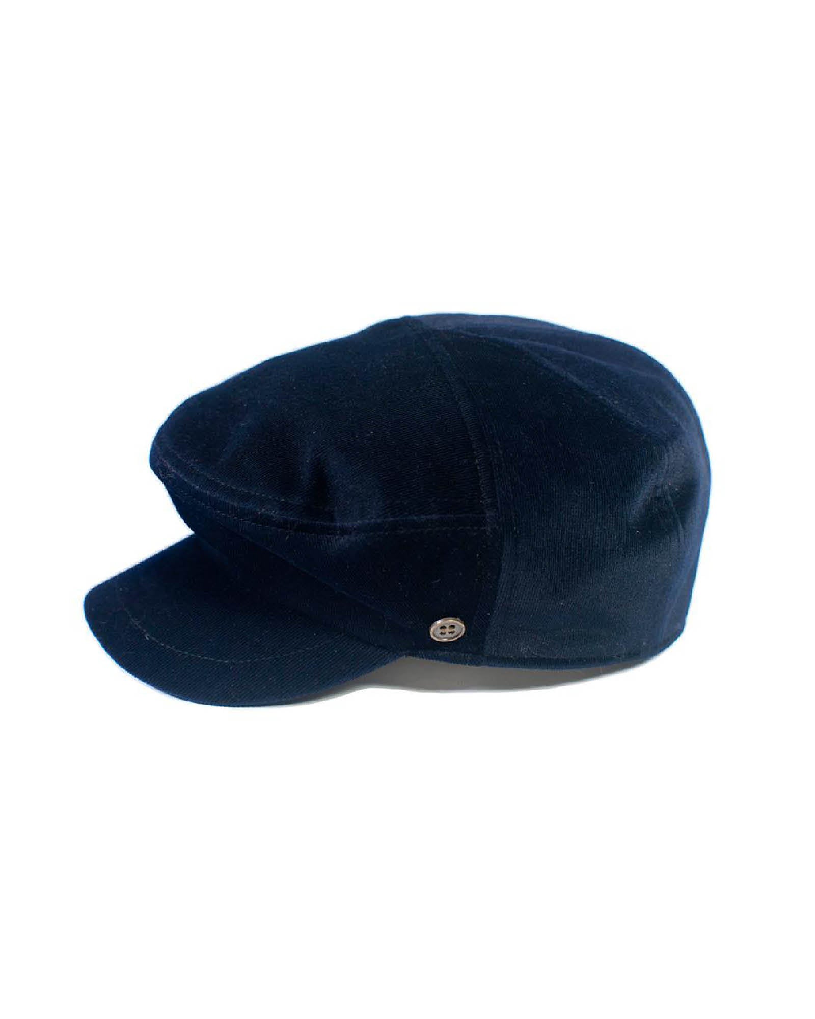 The Twist Navy Velours ENFANT