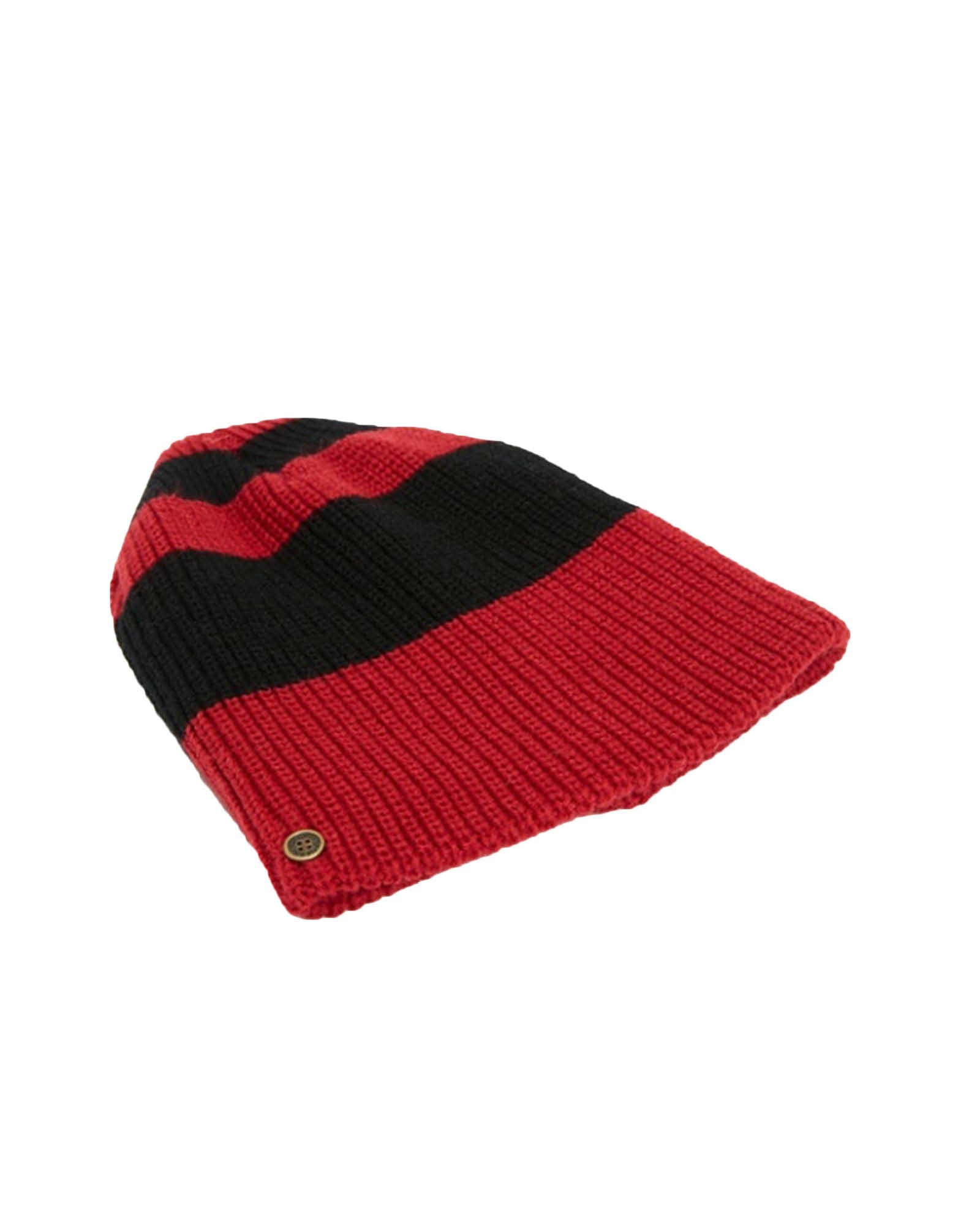 The Wally Beanie - Red/Black