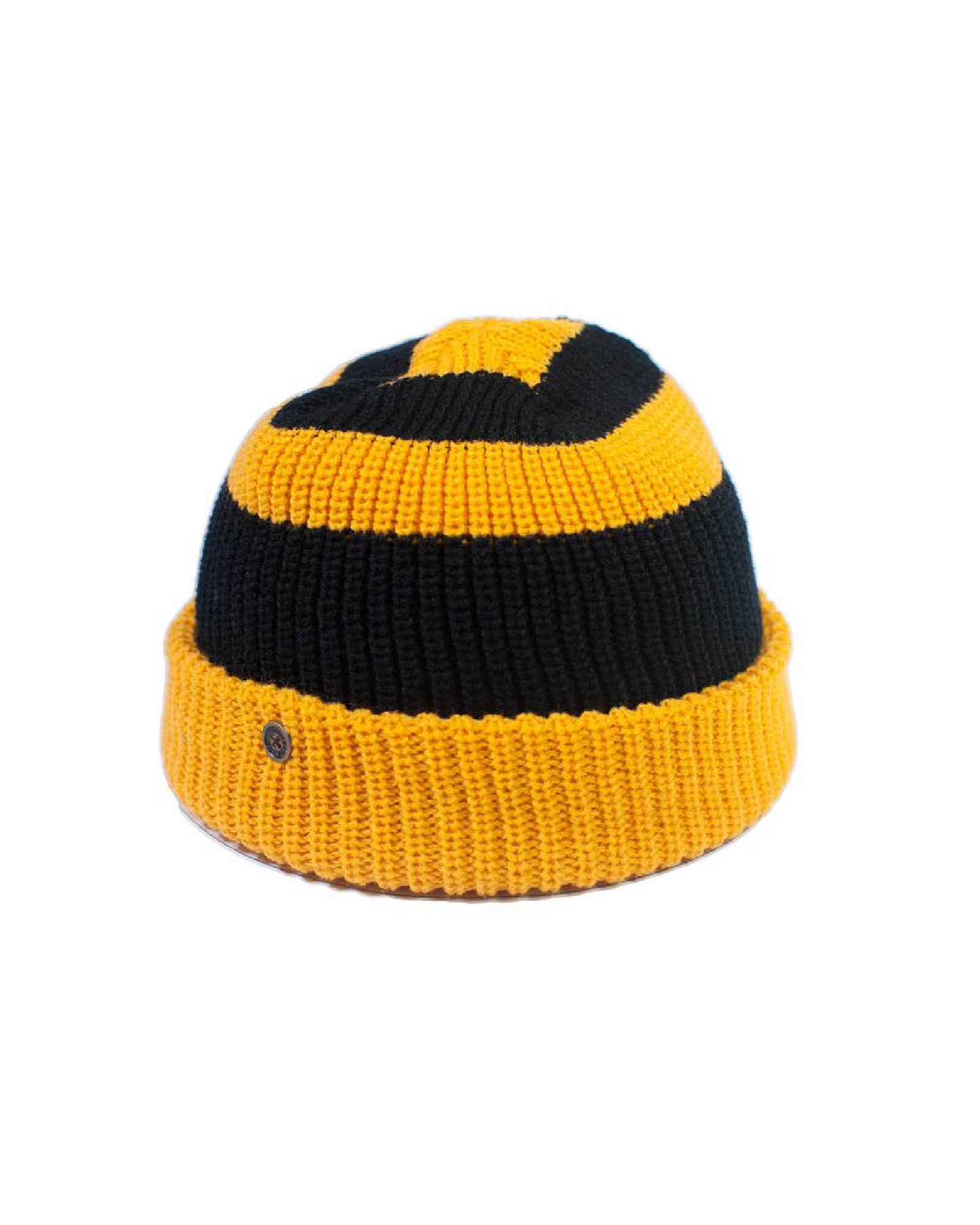 The Wally Beanie - Yellow/Black