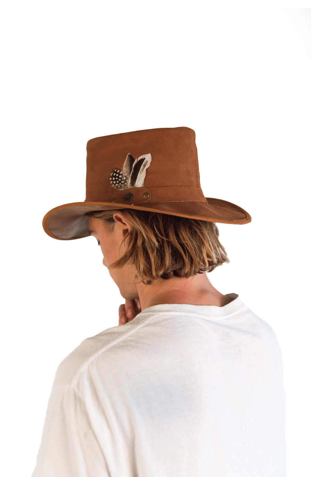 The Lennon Leather Hat