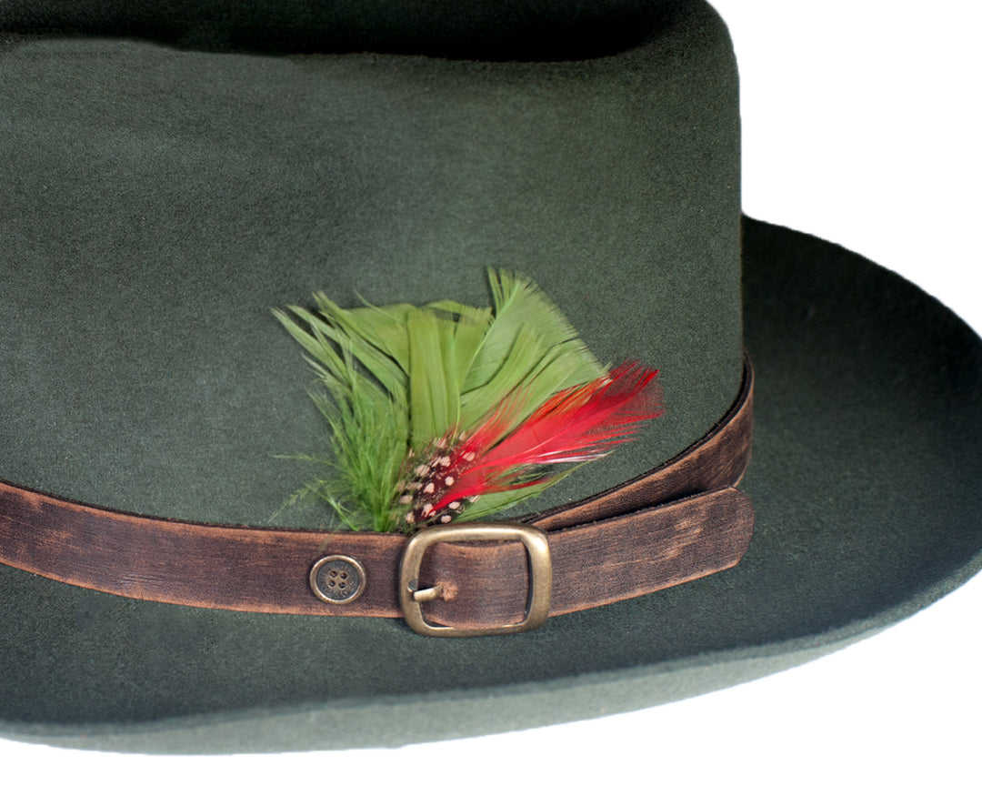 The Bromley Felt Hat - Forest Green