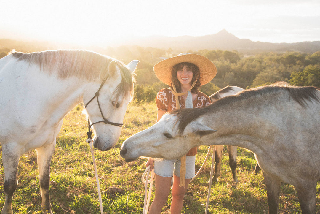 The Meadow Straw Hat - Gold